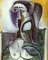 Retrato de una mujer sentada 1960 Pablo Picasso